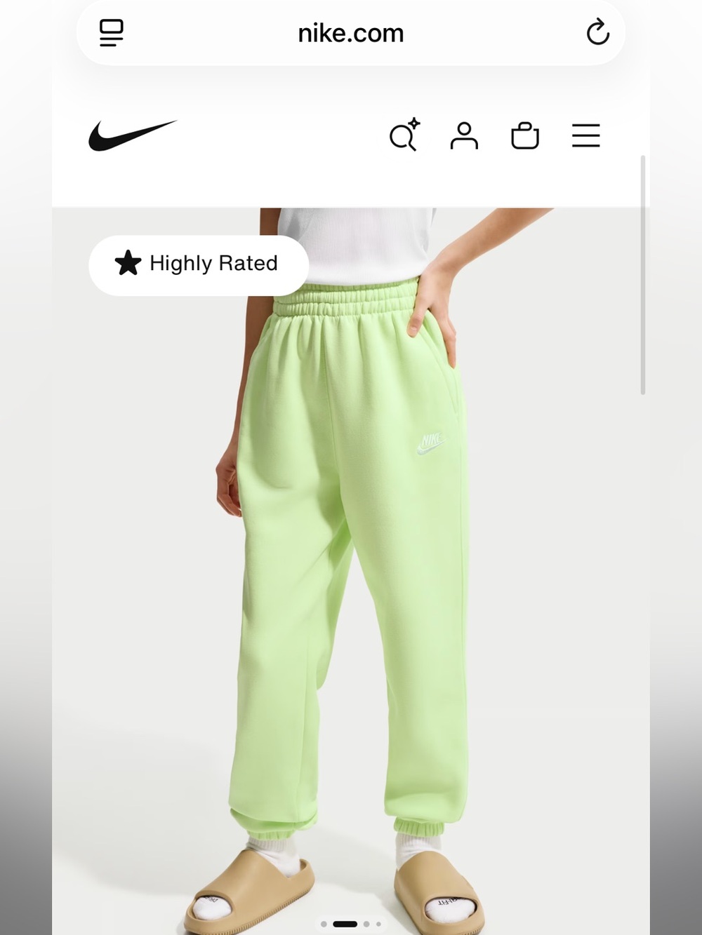 Nike Sportswear Club Fleece Big Kids' Loose Pants Lemon Twist NWT
